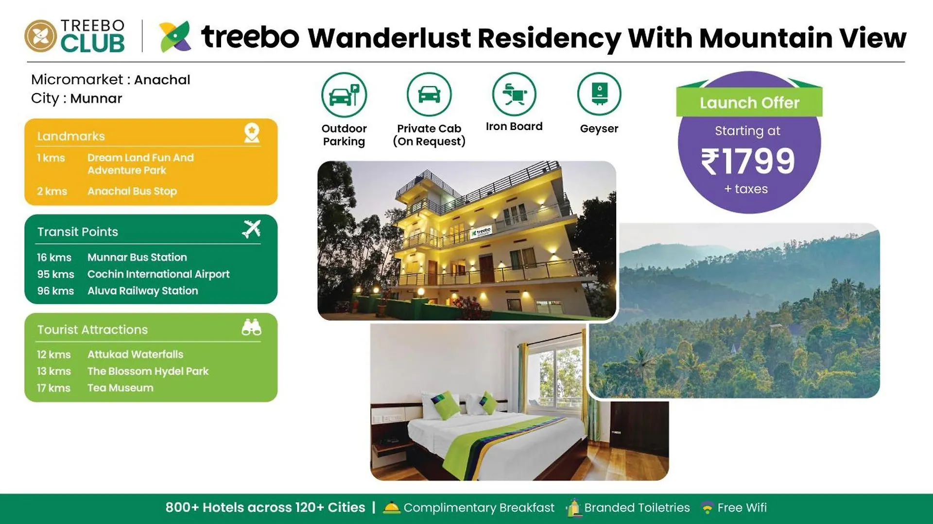 Treebo Wanderlust Residency With Mountain View Hotel Munnar